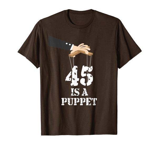 

45 Is A Puppet Meme Funny Fake T-Shirt, Mainly pictures