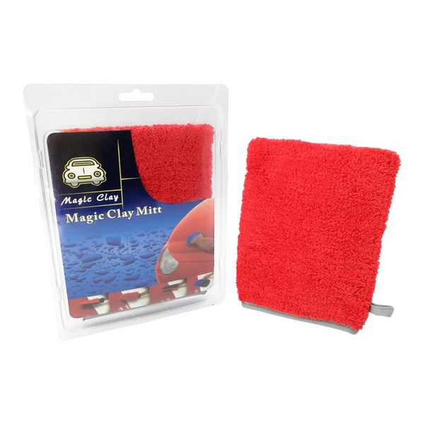 

car sponge cleaning paint care magic clay mibar pad coral fleece towel wash brush glove marflo auto detailing tools