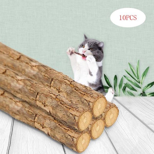

cat toys 10x chew catnip stick teeth molar cleaning brush toy for pet silvervine sticks supplies