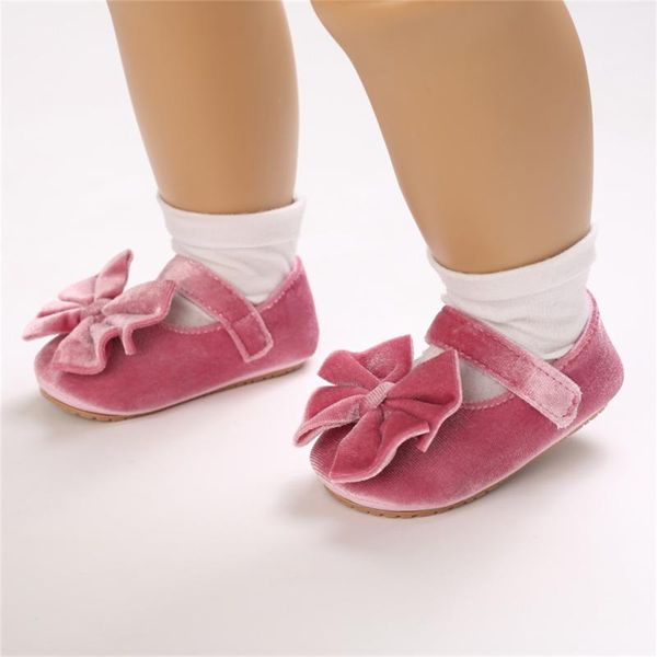 

first walkers summer born baby prewalker infant girls bowknot solid princess shoes soft sole crib anti-slip
