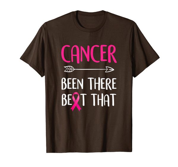 

cancer been there beat that breast cancer awareness t-shirt, White;black