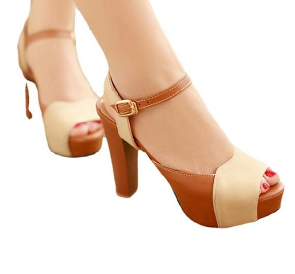 

sandals waterproof heel summer simple casual plus size flat sandalias shoes women woman mujer sapato feminino sf0387, Black