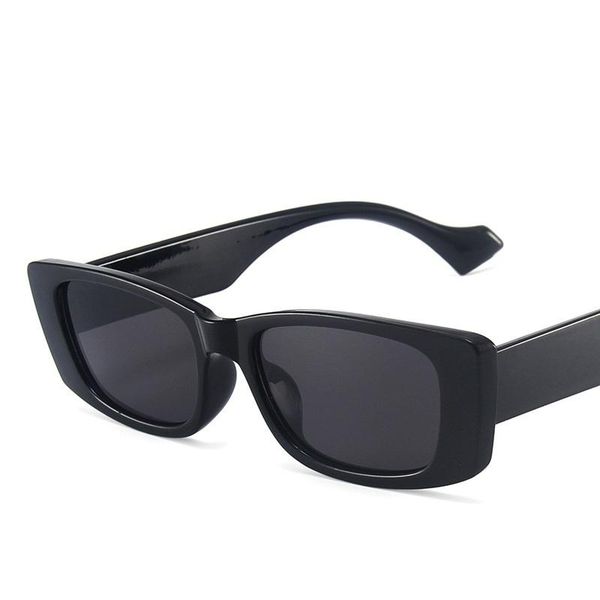 

sunglasses vintage small rectangle women retro brand designer square sun glasses black shades female ladies eyewear uv400 e130, White;black