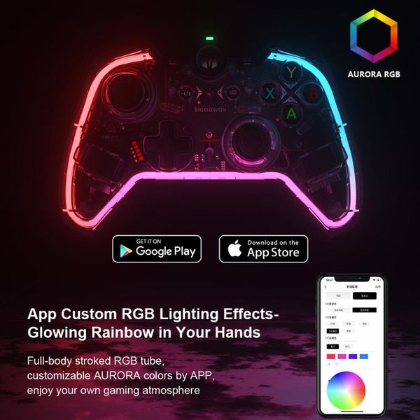 

game controllers & joysticks somatosensory wired gamepad for ns-switch windows 10 console video rainbow joystick switch controller