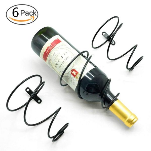 

ice buckets and coolers iron wall wine holder rack black, bronze set of 3 metal