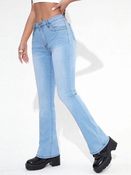 

straight leg jeans v2ws#, Blue
