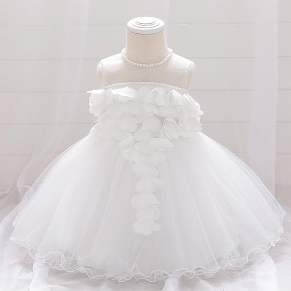 

girl's dresses born flower girls wedding dress baby christening lace for party occasion prom kid clothes 1 year birthday, Red;yellow
