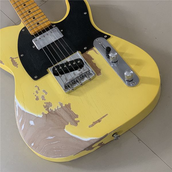 

relic-electric guitar, tl style,alder body with maple neck,custom electric guitars