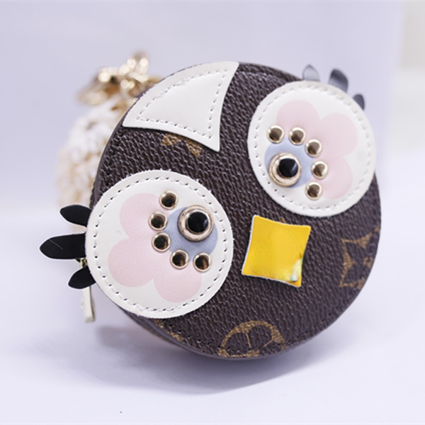 

simple creative round bags cartoon zipper mini portable coin purse earphone key storage bag pendant, Red;black