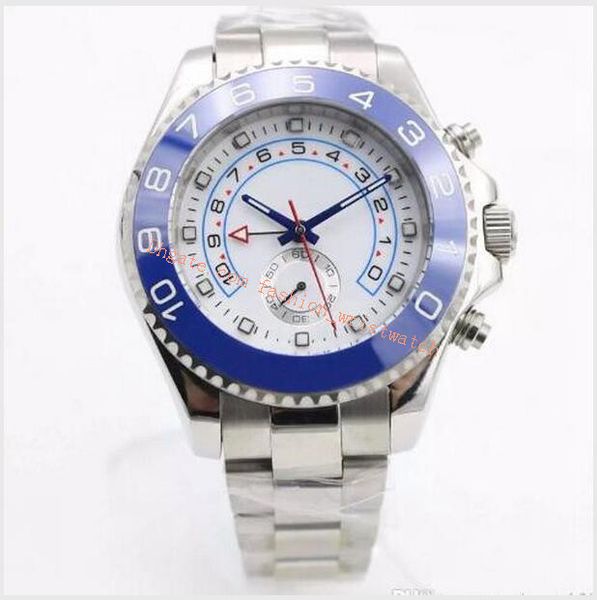 

original box mens watches 44mm mechanical automatic wristwatches 116688 116680 18k yellow gold stainless steel bracelet men's watch, Slivery;brown