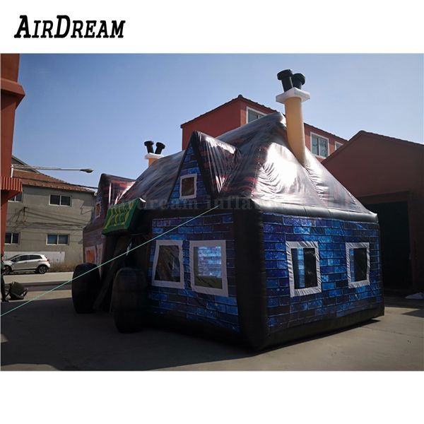 

customed size giant inflatable pub bar house party event tent with wine jar for hold a partys activities and advertising decoration