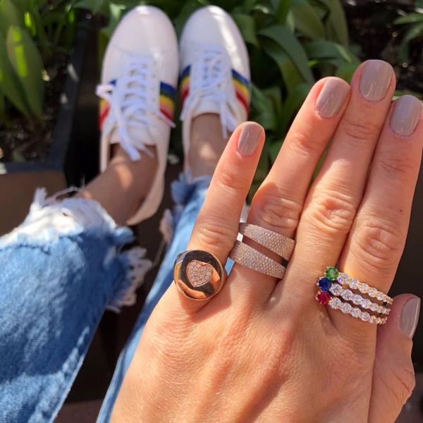 

wedding rings custom for women gold filled pave full + cubic zirconia fashion female jewelry hip hop party ring, Slivery;golden