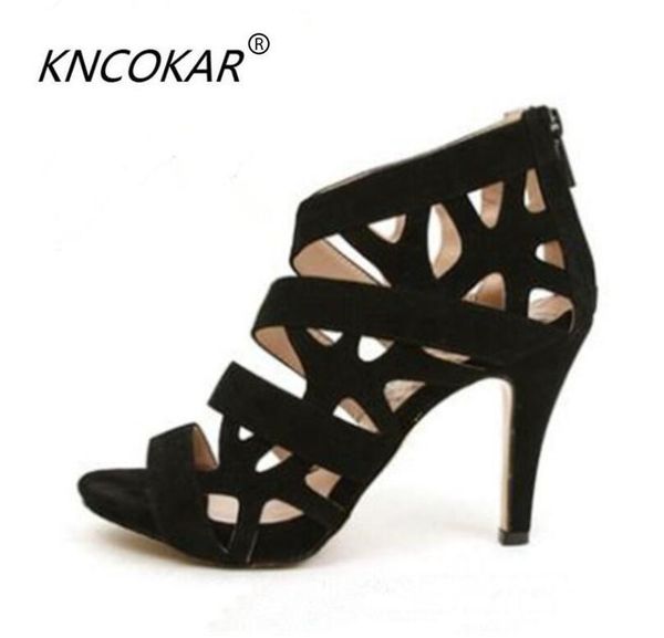 

spring summer fish mouth roman high heel sandals and black hollow waterproof platform student women's shoes