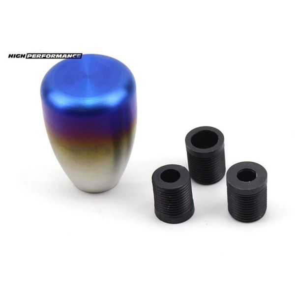 

shift knob universal manual aluminum alloy burnt blue gear