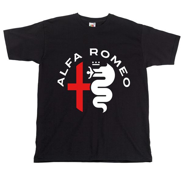 

alfa romeo t shirt alfa logo tshirt, White;black