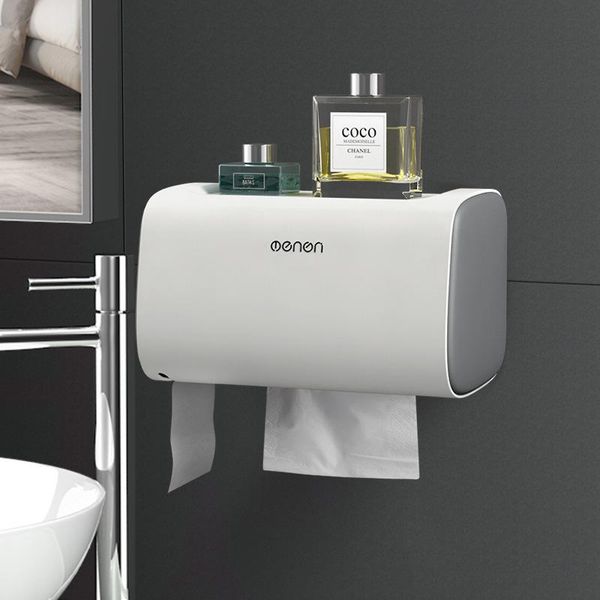 

toilet paper holders untior plastic waterproof holder wall mounted bathroom adjustable double layer storage box portable tissue