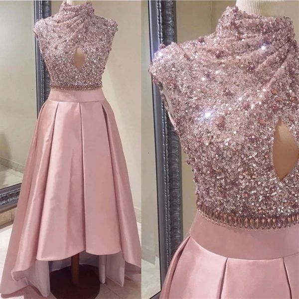 

2021 junior 8th grade homecoming dresses sequined lace dresses, Blue;pink