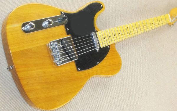 

left hand electric guitar for lefties special light yellow retro
