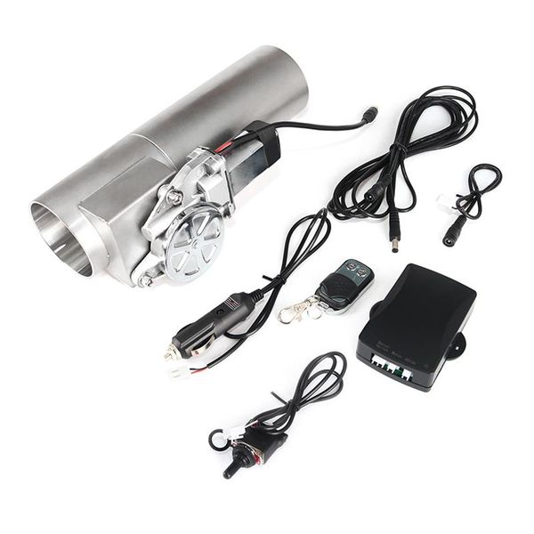 

manifold & parts car accessories universal electric exhaust pipe straight valve muffl cutout with remote control