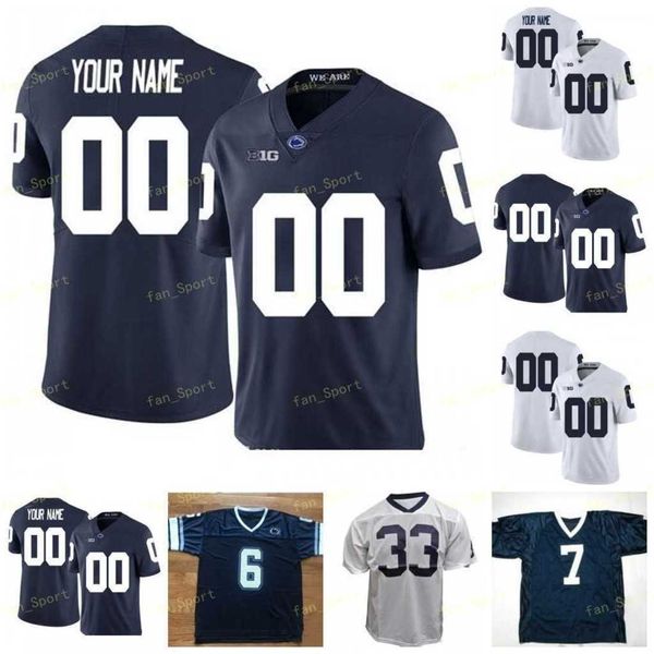 

2021 psu penn state football jersey ncaa collge 36 jan johnson 29 john reid 99 yetur gross-matos 2 marcus allen 1 joe paterno 18 jesse james, Black