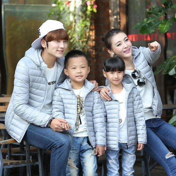 

coat the spring and autumn feather padded boys paternity thin full winter jacket, Blue;gray