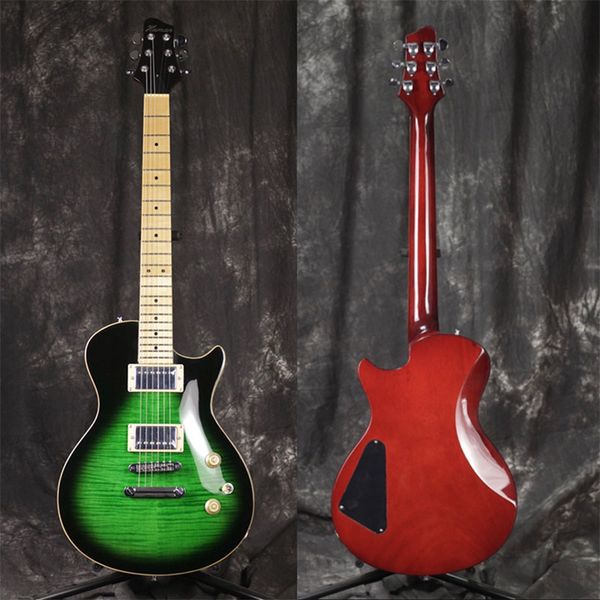 

factory direct sales lp style electric guitar flame maple hlp01