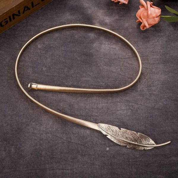 

belts metal gold silver for women designer brand female waist chain elastic thin cummerbunds, Black;brown