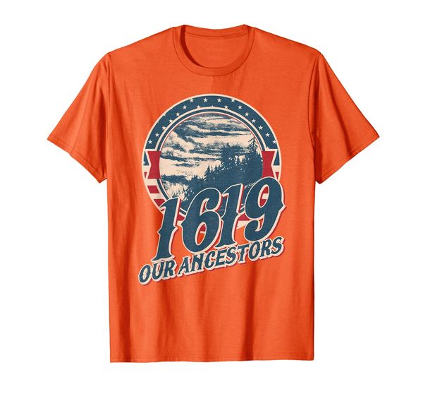 

1619 Our Ancestors retro vintage T-Shirt, Mainly pictures