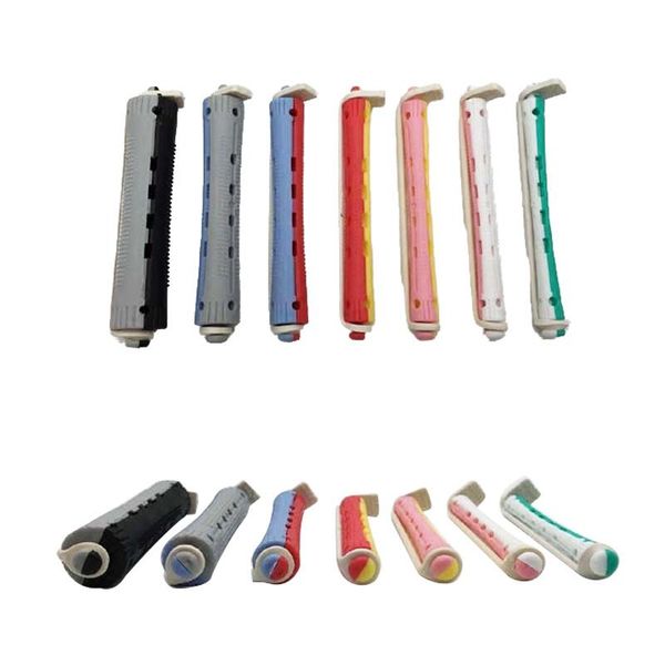 

hair straighteners 12pcs/lot pro curler pull core roller bar curl diy curlers hairdring barber salon styling curling, Black