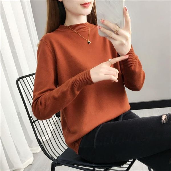 

woman womens loose retro casual women sweaters femme chandails pull hiver, White;black