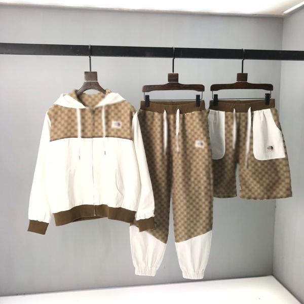 

21ss italian spring and autumn fashion series latest stitching letter print shorts milan men's designer fashion high-quality sports hoo, Black;brown