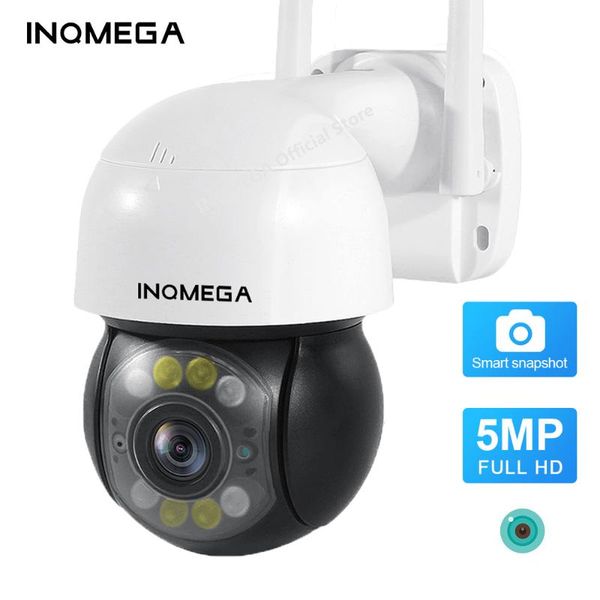 

cameras inqmega hd 5mp/3mp outdoor ptz ip camera wifi auto tracking ir color night vision two-way audio ip66 waterproof wireless