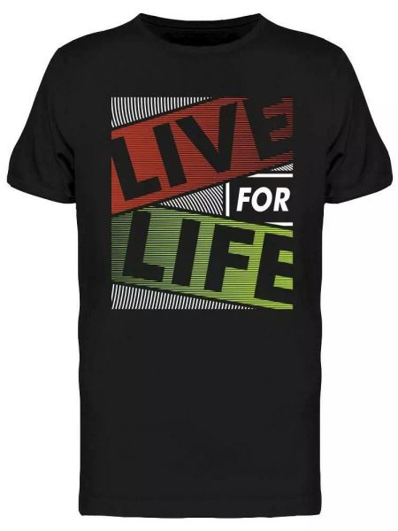 

Live For Life Tee Men's -Image by Shutterstock, White;black