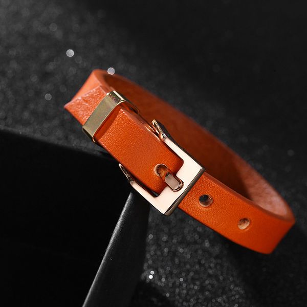 

selling bracelet simple bracelet belt buckle adjustable bracelet, Black