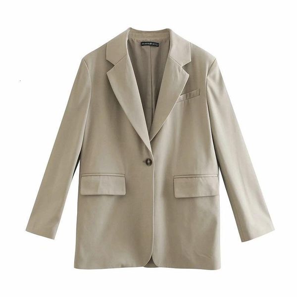 

women's suits & blazers afeenyrk blazerswomen office lady solid long sleeve 2021 woman single breasted casual blazer outwear suit 4eyn, White;black