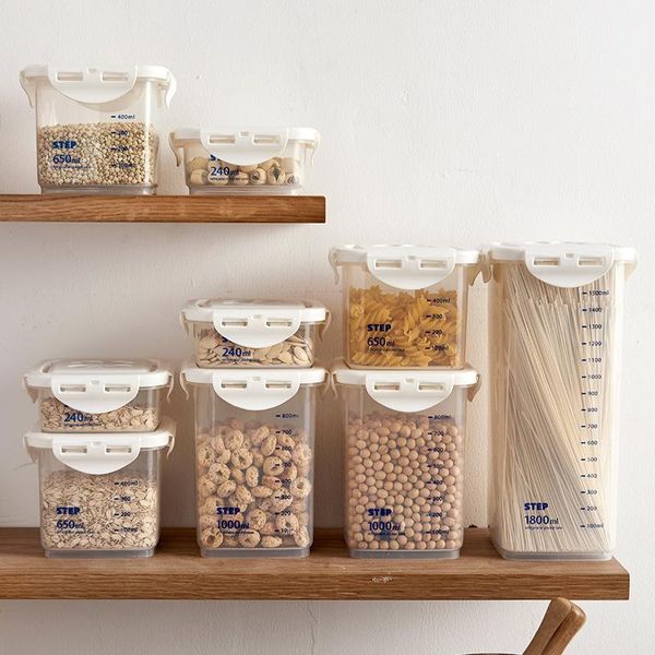 

storage bottles & jars 7/9pcs kitchen sealed refrigerators fresh-keeping boxes plastics food container with lids