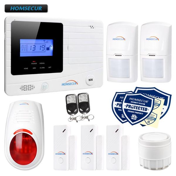 

wireless gsm sms autodial home alarm system+ outdoor strobe siren ya03 systems