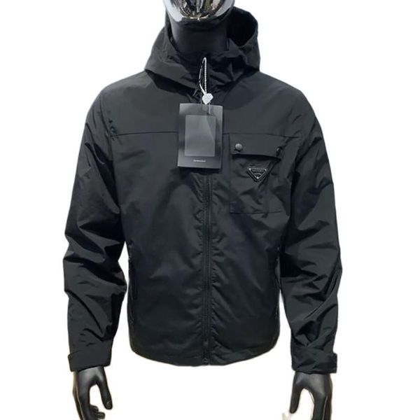 

spring autumn men hooded zipper coat fashion black jacket casual cargo jackets men's, Black;brown