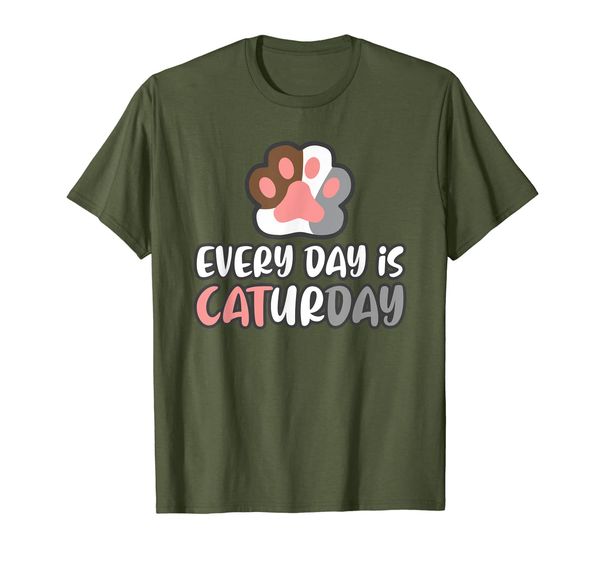 

Cat Shirt Everyday Is Caturday Cat T Shirt T-Shirt, Mainly pictures