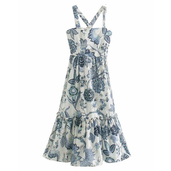 

casual dresses 2021 women's fashion flower print lace dress halter neck slim waist chic 42e9, Black;gray