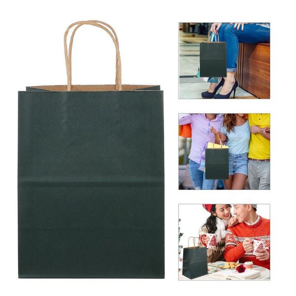 

gift wrap 20pcs kraft paper bags shopping clothes packaging bag