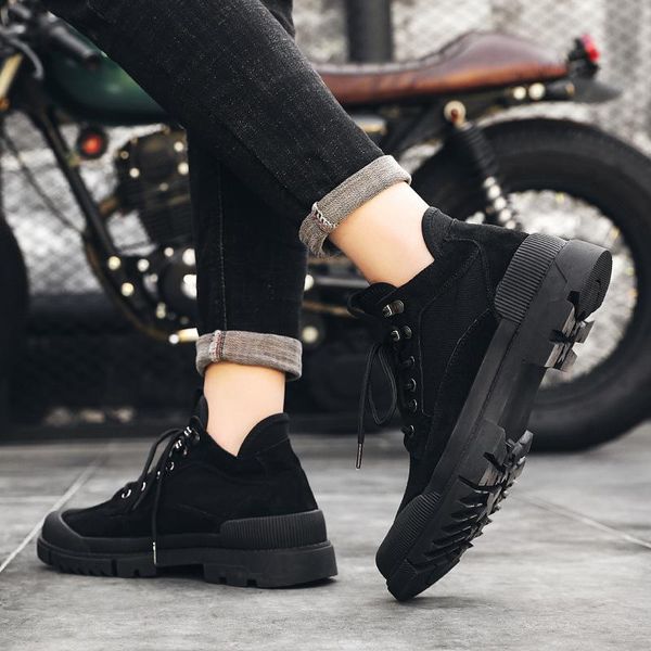 

boots sports running mens leather sneakers for man casual sneaker sale shoe flat shoes high causal leisure sport 2021, Black