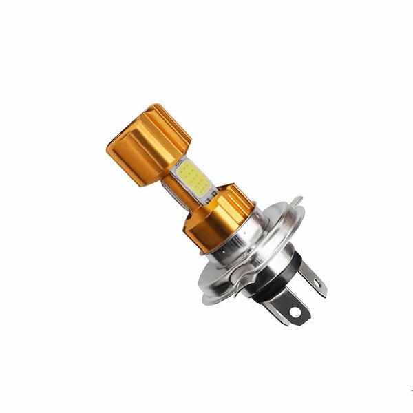 

car headlights led h4 cob motorcycle bulb 12v motorbike bike moped scooter outdoor lighting lights fog lamp