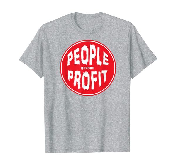 

irish republican t-shirt - people before profit, White;black