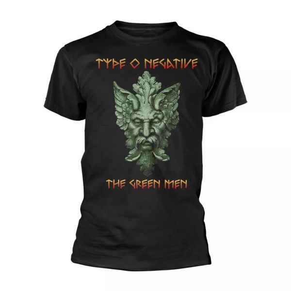 

type o negative the green men licensed men t-shirt, White;black