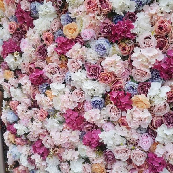 

party decoration spr customizable artificial rose flower wall for wedding