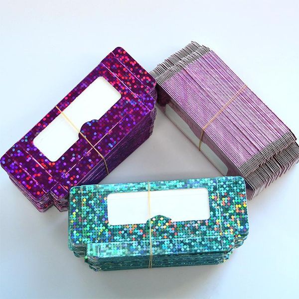 

eyelash boxes wholesale 50/100pcs paper false packaging box lash faux cils 25mm mink lashes case eyelashes1