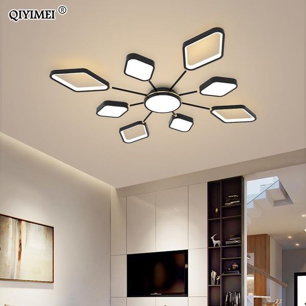

ceiling lights modern led nordic style indoor lighting for bedroom children's living room restaurant black/gold fixture lamps