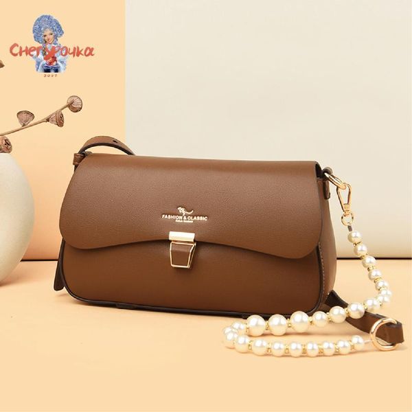 

evening bags brand handbags 2021 ladies shoulder bag brown coffee color messenger classic fashion lady