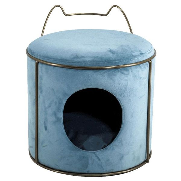 

cat beds & furniture factory direct selling nest stool dog cage villa iron back house net red pet supplies